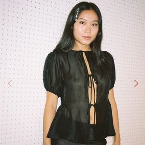 Lisa Says Gah Petra Blouse NWT